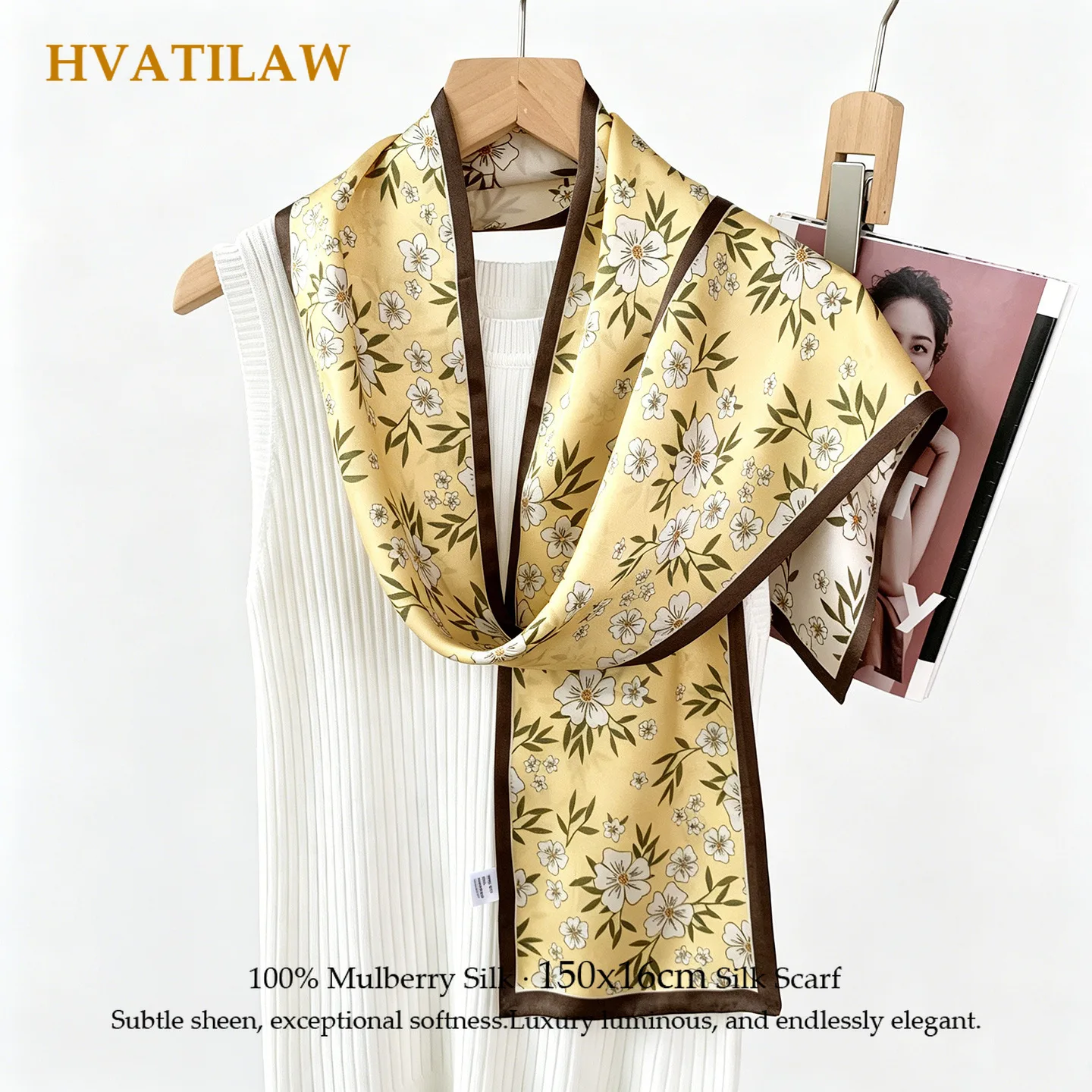 100% Mulberry Silk Bag Handle Ribbon Fashion Print Long Narrow 150x16cm for All Seasons Fashion for Neck Scarf Hijab Neckerchief
100% Mulberry Silk Bag Handle Ribbon Fashion Print Long Narrow 150x16cm for All Seasons Fashion for Neck Scarf Hijab Neckerchief