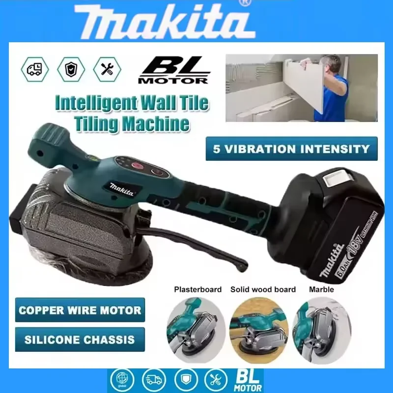 Makita 10000rpm Electric Tile Leveler Vibration Frequency 8Gears7500mAh Digital Display for Efficient Floor Wall Tile LayingTool
Makita 10000rpm Electric Tile Leveler Vibration Frequency 8Gears7500mAh Digital Display for Efficient Floor Wall Tile LayingTool