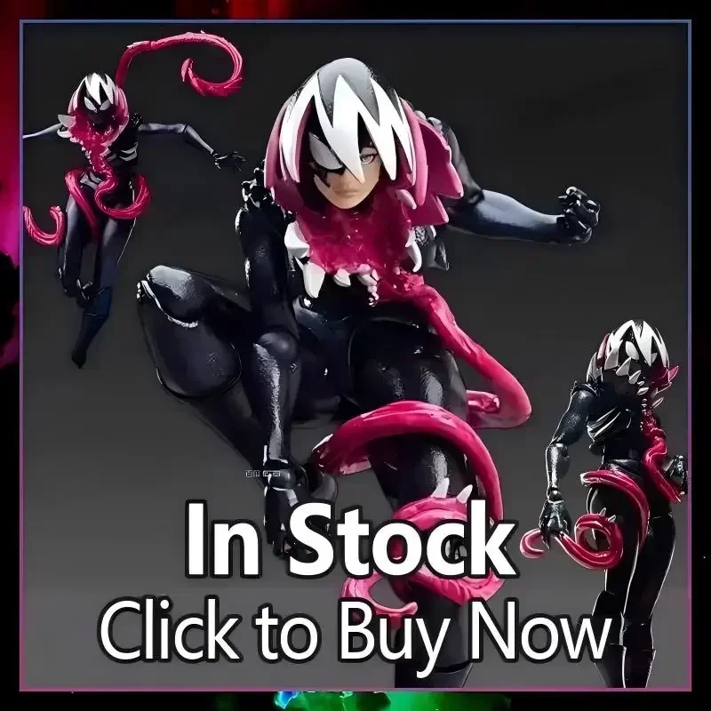 New IN stock Ko Gwenom Kaiyodo Revoltech Amazing Yamaguchi Gwenom Venomized Gwen Stacy Anime Action Figure Model Gift Toys
New IN stock Ko Gwenom Kaiyodo Revoltech Amazing Yamaguchi Gwenom Venomized Gwen Stacy Anime Action Figure Model Gift Toys