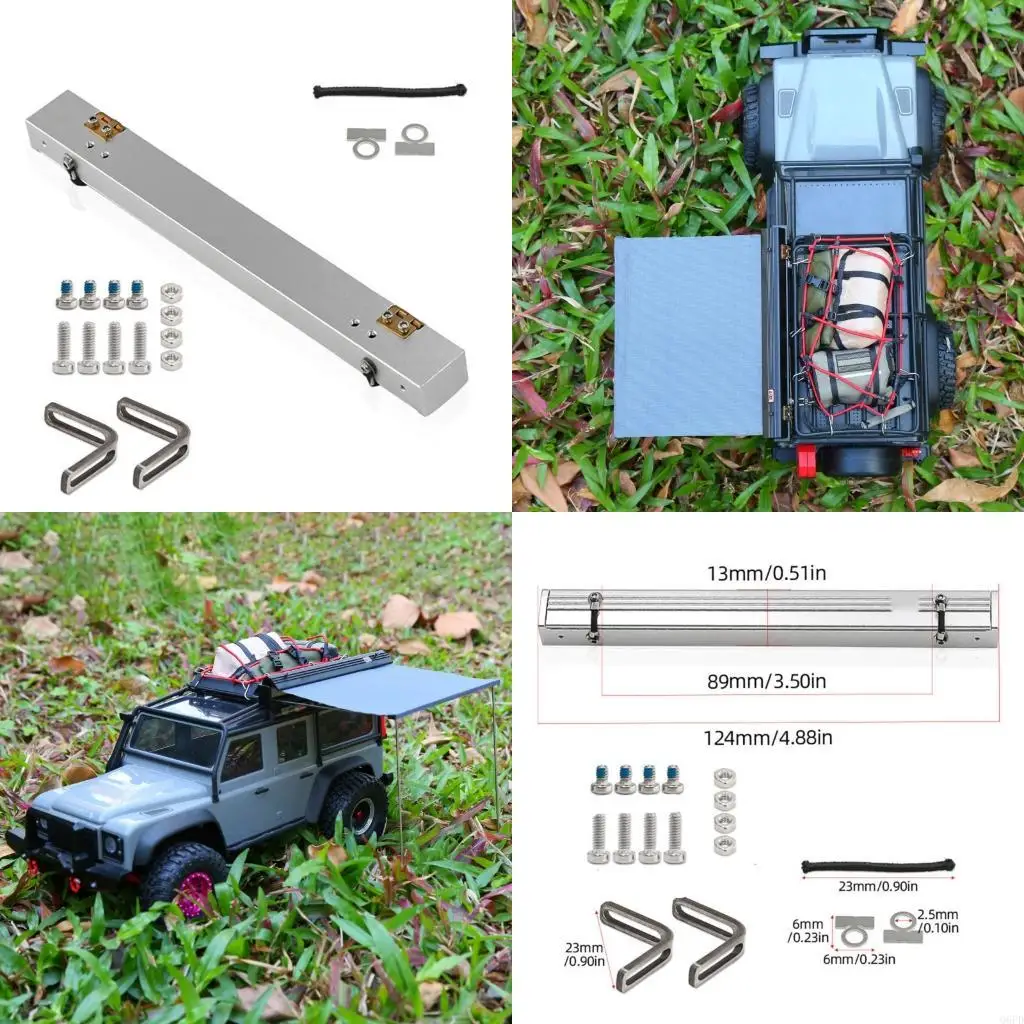 Black Coated Aluminum Alloy Roof Tent For 1/18 Scale Remote Control Perfect For Outdoor Adventures
Black Coated Aluminum Alloy Roof Tent For 1/18 Scale Remote Control Perfect For Outdoor Adventures