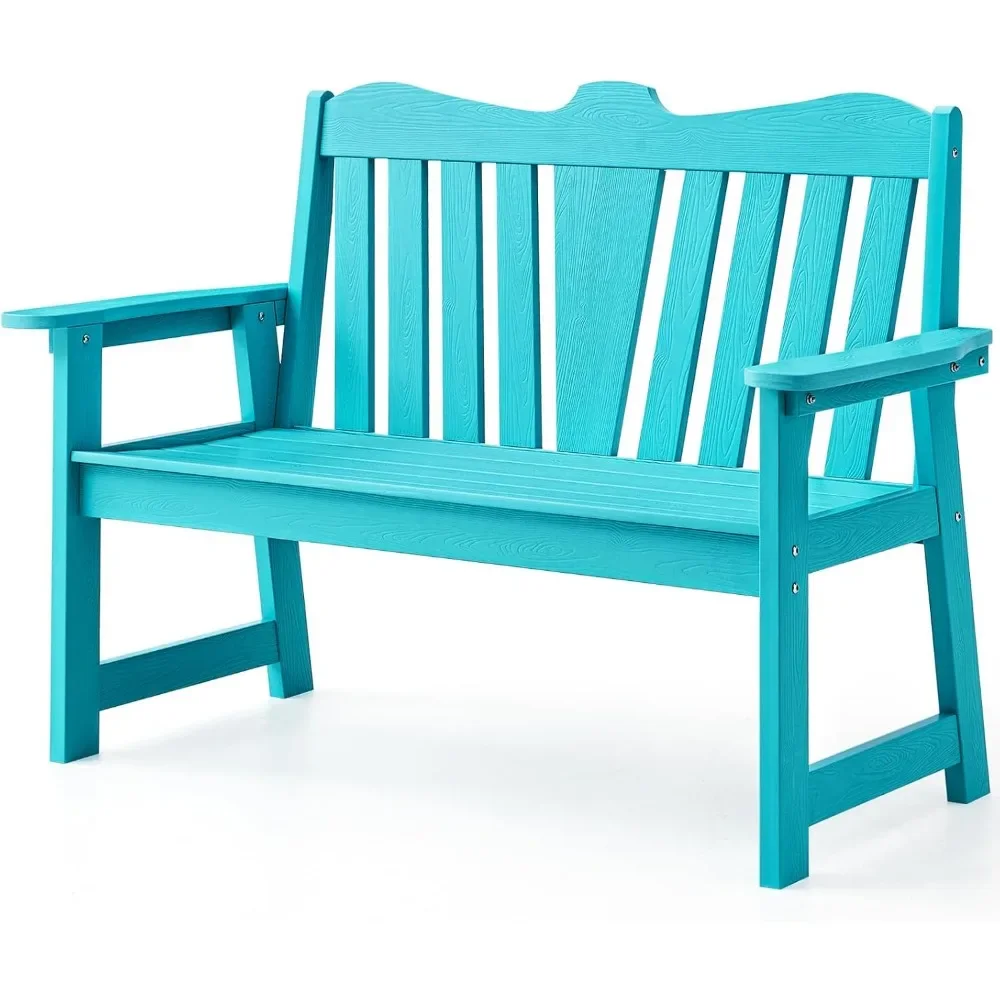 Outdoor Bench, 2-Person Weatherproof Garden Bench with Wide Armrests and Backrest, All-Weather Patio Bench Will not Rot and Fade
Outdoor Bench, 2-Person Weatherproof Garden Bench with Wide Armrests and Backrest, All-Weather Patio Bench Will not Rot and Fade