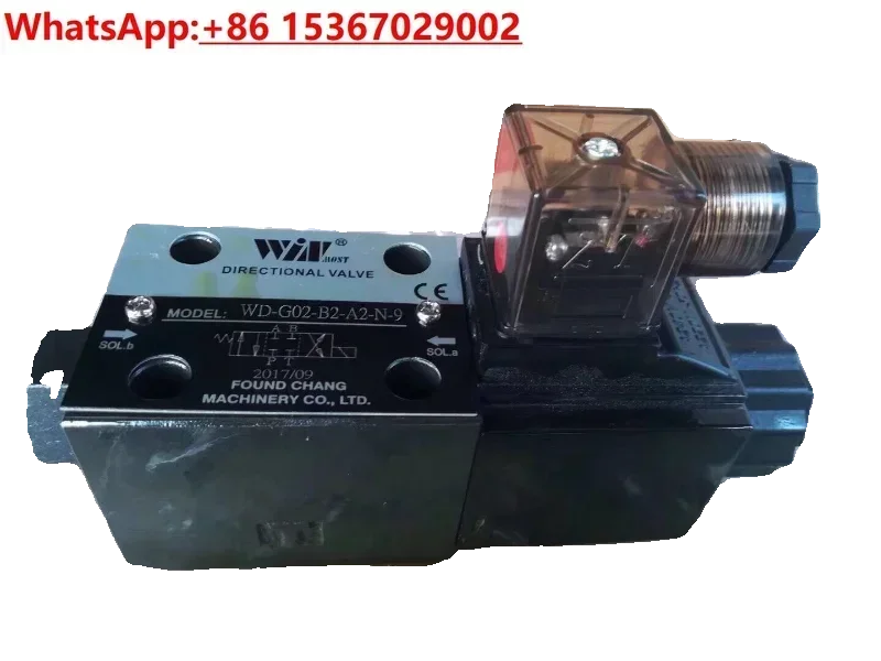 Solenoid valve WD-G02-B2/G03-C2/C3/C6/C4/12-A1/A2/D2-N
Solenoid valve WD-G02-B2/G03-C2/C3/C6/C4/12-A1/A2/D2-N