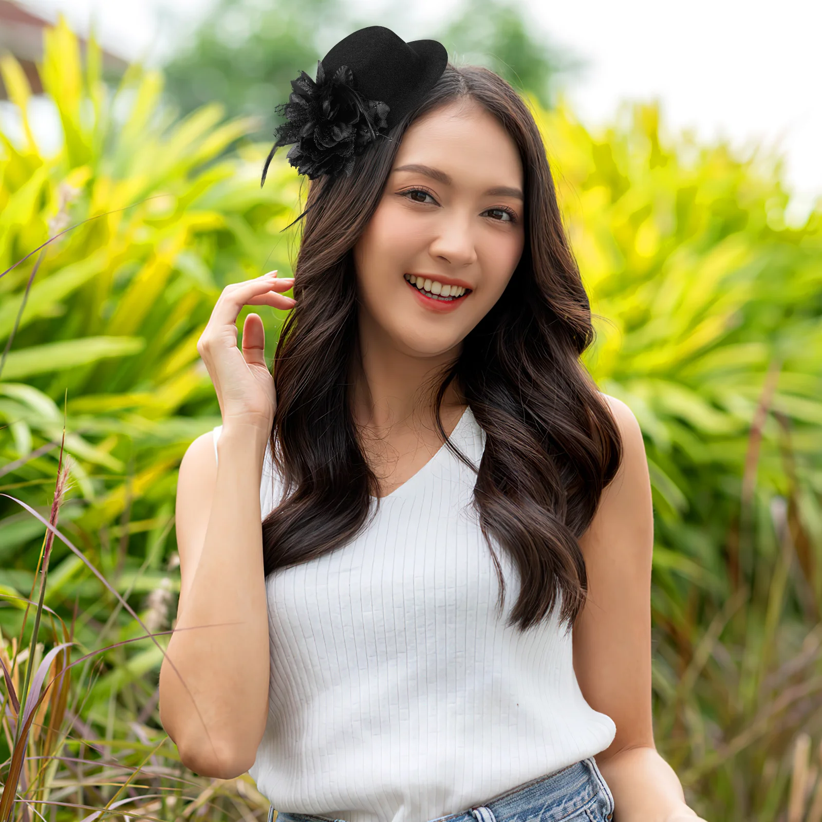 Elegant Gauze Mini Top-Hat Hair Clip Women Hat Party Decor Headwear Wedding Festival Banquet Accessories
Elegant Gauze Mini Top-Hat Hair Clip Women Hat Party Decor Headwear Wedding Festival Banquet Accessories