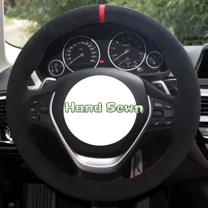 Hand-Stitched Soft Leather Suede F21 F22 F23 F30 F31 F34 F32 F33 F36 Interior Accessories Car Steering Wheel Cover For BMW F20
Hand-Stitched Soft Leather Suede F21 F22 F23 F30 F31 F34 F32 F33 F36 Interior Accessories Car Steering Wheel Cover For BMW F20