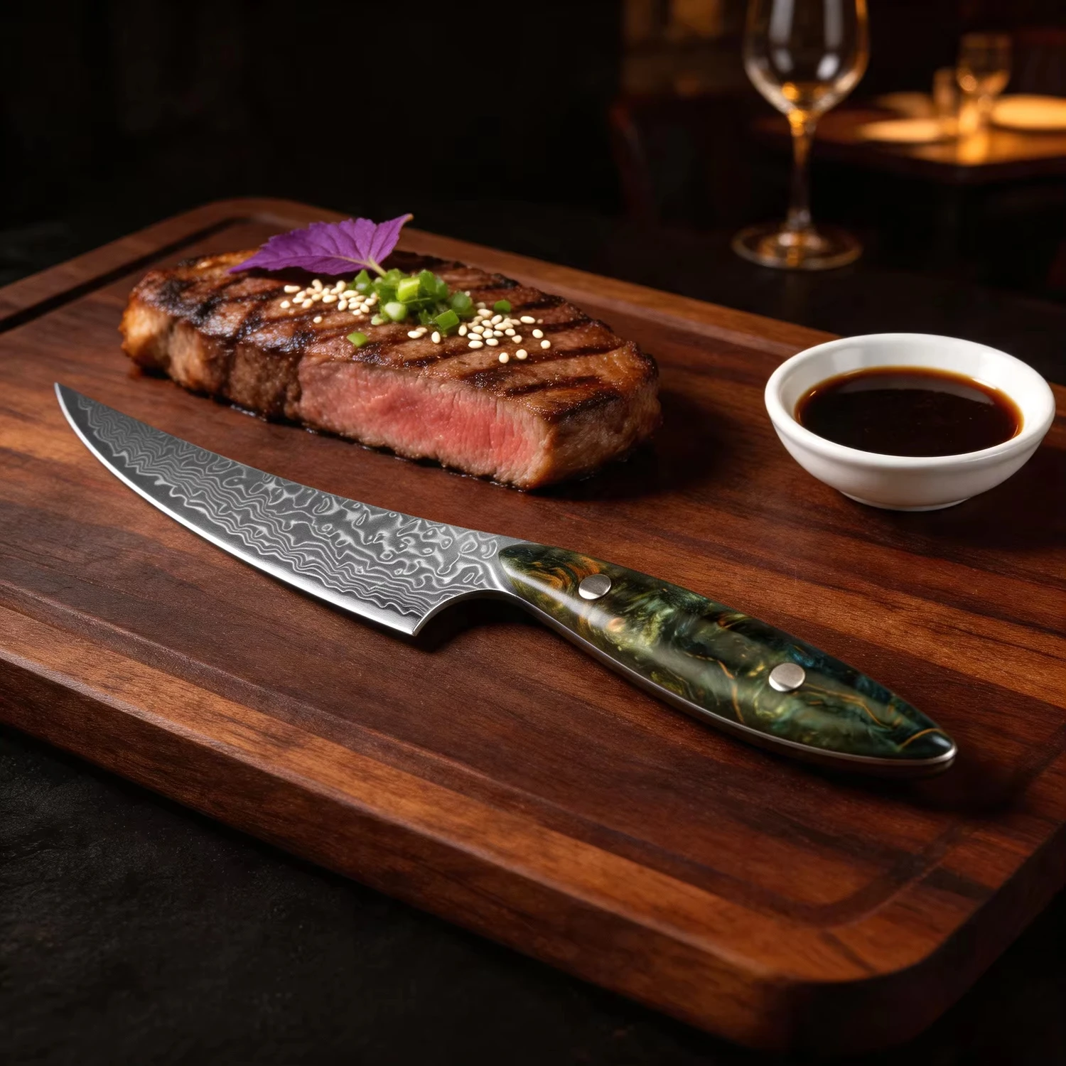 High-quality 67-layer Damascus steel 1~4PCS utility knife set sharp multi-purpose kitchen steak knives with ergonomic handles
High-quality 67-layer Damascus steel 1~4PCS utility knife set sharp multi-purpose kitchen steak knives with ergonomic handles