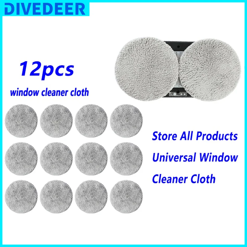 DIVEDEER 12 Pieces Electric Window Cleaner Round Cleaning Cloths for our Window Cleaner Cleaning Cloths
DIVEDEER 12 Pieces Electric Window Cleaner Round Cleaning Cloths for our Window Cleaner Cleaning Cloths