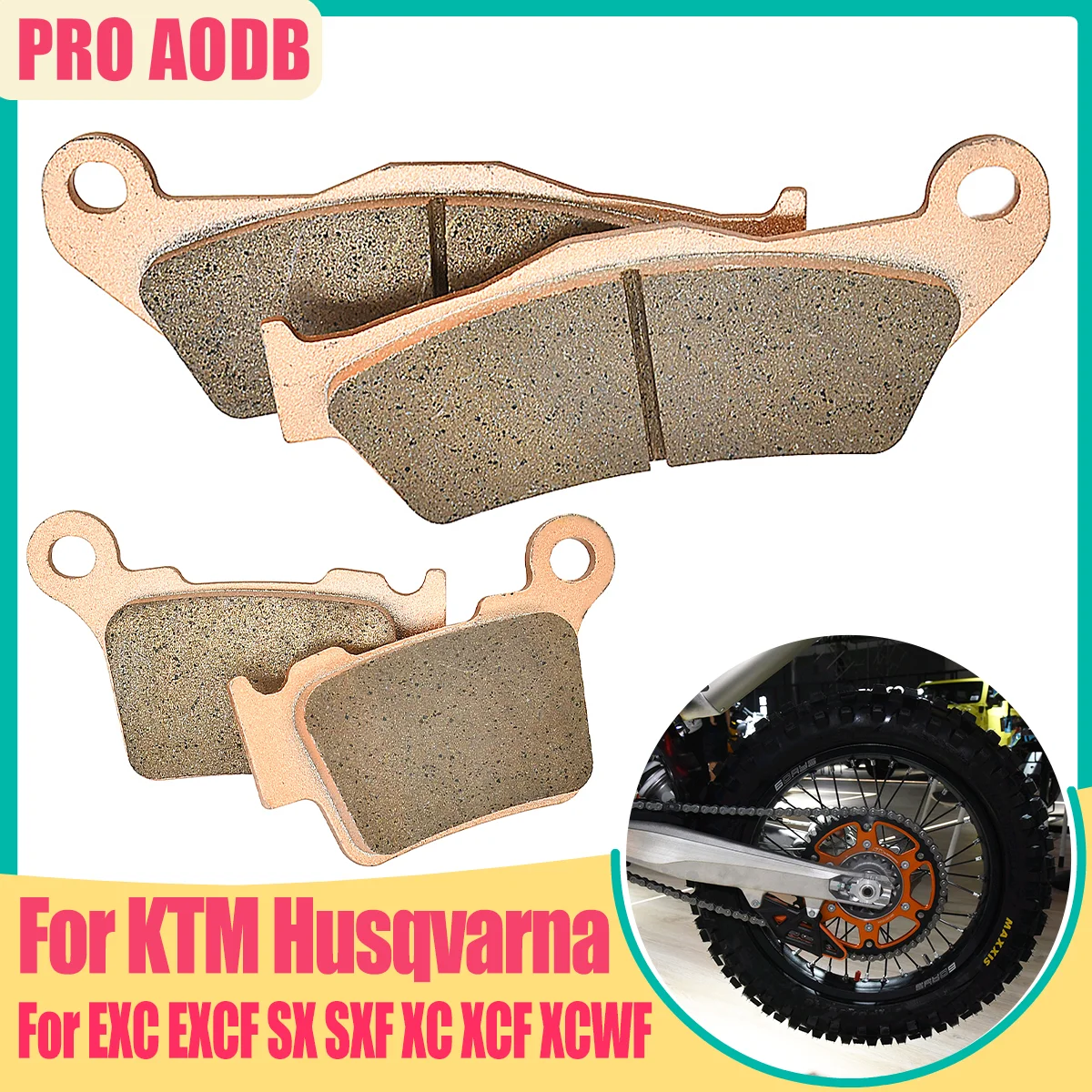 Motocross Front Rear Brake Pads For KTM EXC EXCF SX SXF 85 125 250 300 350 450 XC XCF XCWF Tpi Enduro Dirt Pit Bike 2003-2023
Motocross Front Rear Brake Pads For KTM EXC EXCF SX SXF 85 125 250 300 350 450 XC XCF XCWF Tpi Enduro Dirt Pit Bike 2003-2023