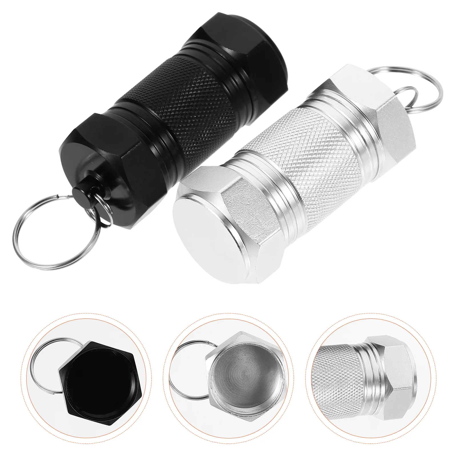 2 Pcs Pill Bottle Holder Water Proof Mini Medicine Case Aluminum Alloy Small Waterproof
2 Pcs Pill Bottle Holder Water Proof Mini Medicine Case Aluminum Alloy Small Waterproof