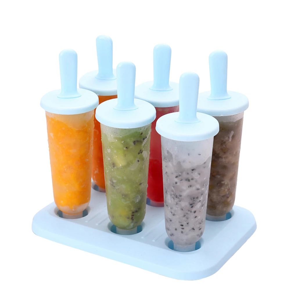 6 Grids Ice Sticks Mold Food Grade PP Plastic Summer Cream Tray Popsicle Maker Easy Colors Stylish Design Non Toxic
6 Grids Ice Sticks Mold Food Grade PP Plastic Summer Cream Tray Popsicle Maker Easy Colors Stylish Design Non Toxic