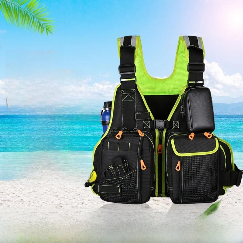 Outdoor Swimming Life Jacket Surfing Multi-Pocket Buoyancy Aid Floatation Vest for Sea Fishing Rafting Mountain Climbing Camping
Outdoor Swimming Life Jacket Surfing Multi-Pocket Buoyancy Aid Floatation Vest for Sea Fishing Rafting Mountain Climbing Camping