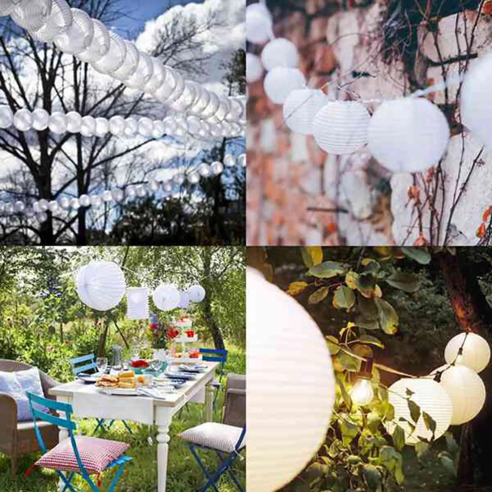 40 Pack Chinese Round White Paper Lantern,Paper Lanterns Hanging Lanterns Wedding Party Decorations-N37R
40 Pack Chinese Round White Paper Lantern,Paper Lanterns Hanging Lanterns Wedding Party Decorations-N37R