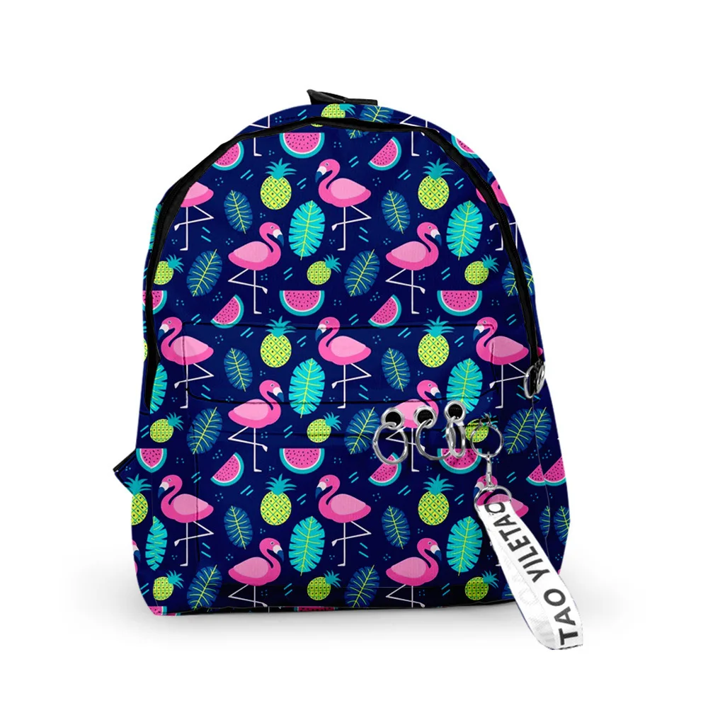 Harajuku Popular Funny Flamingo Backpacks Boys/Girls pupil School Bags 3D Print Keychains Oxford Waterproof Cute Small Backpacks
Harajuku Popular Funny Flamingo Backpacks Boys/Girls pupil School Bags 3D Print Keychains Oxford Waterproof Cute Small Backpacks
