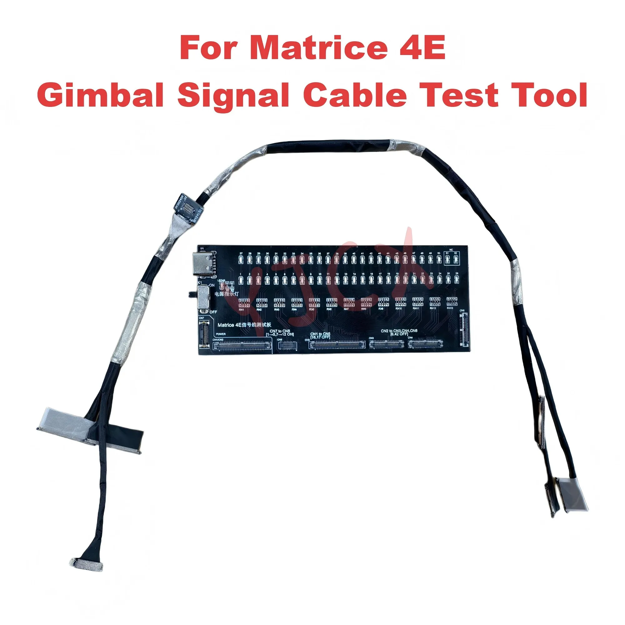 New M4E Gimbal PTZ Cable Tester for DJI Matrice 4E Gimbal Camera Signal Line Test Board Tool Video Signal Transmission Wire
New M4E Gimbal PTZ Cable Tester for DJI Matrice 4E Gimbal Camera Signal Line Test Board Tool Video Signal Transmission Wire