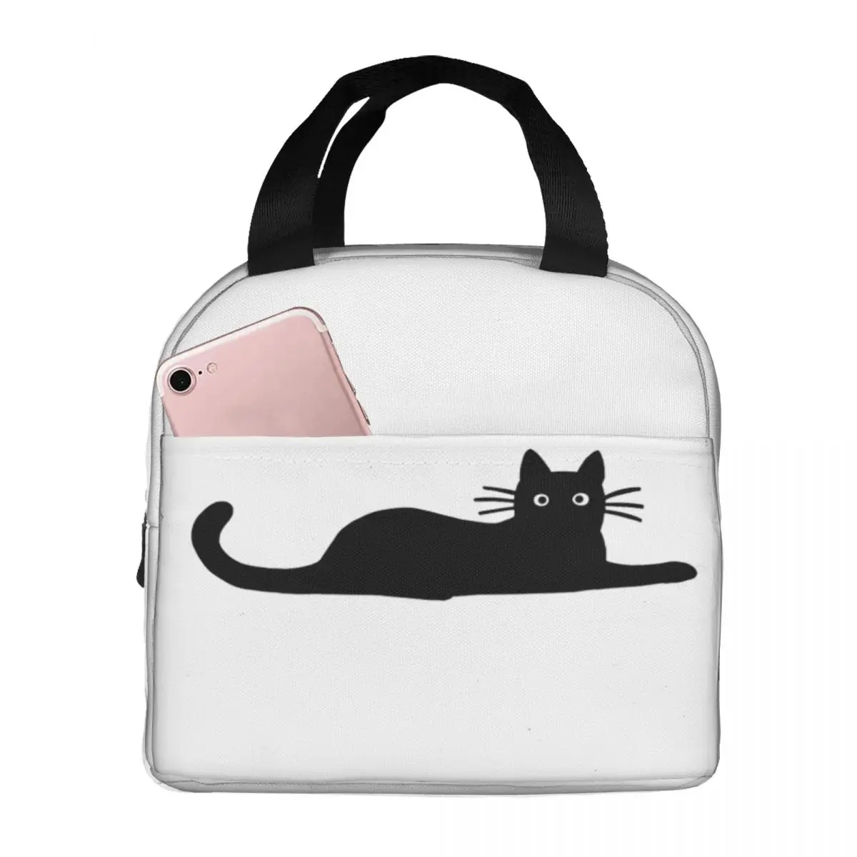 Black Cat Lunch Bags Insulated Bento Box Lunch Tote Resuable Picnic Bags Thermal Bag for Woman Student Office
Black Cat Lunch Bags Insulated Bento Box Lunch Tote Resuable Picnic Bags Thermal Bag for Woman Student Office