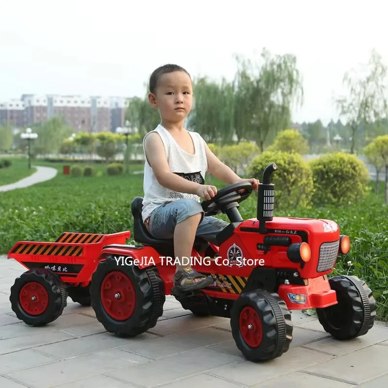 Children Pedal Go-karts, Children Activity Tractor Suit For 2-6ages, Outdoor Ground Force Tractor with Trailer
Children Pedal Go-karts, Children Activity Tractor Suit For 2-6ages, Outdoor Ground Force Tractor with Trailer