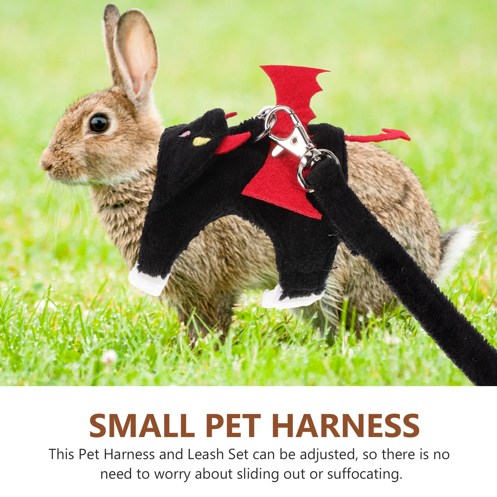 Decorative Halloween Cat Set Adjustable Leash for Small Animals Rabbit Walking Rope Pet Supplies Harness and Leash Set
Decorative Halloween Cat Set Adjustable Leash for Small Animals Rabbit Walking Rope Pet Supplies Harness and Leash Set