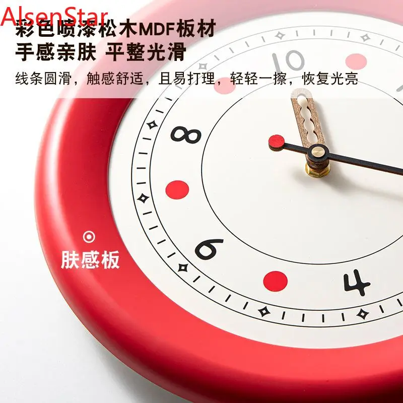 Ins Mute Fashion Wall Clock Modern Living Room Bedroom Cream Wall Hanging Clock Watch Home Decoration
Ins Mute Fashion Wall Clock Modern Living Room Bedroom Cream Wall Hanging Clock Watch Home Decoration