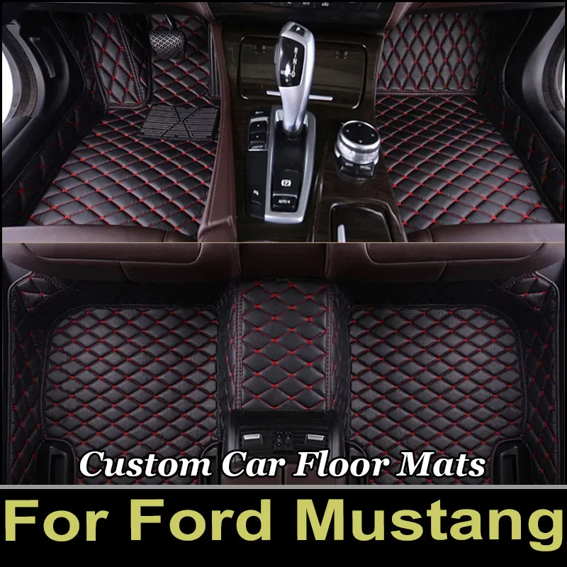 Автомобильные коврики из искусственной кожи на заказ для Ford Mustang 2015-2023, детали интерьера, автомобильные аксессуары
Автомобильные коврики из искусственной кожи на заказ для Ford Mustang 2015-2023, детали интерьера, автомобильные аксессуары
