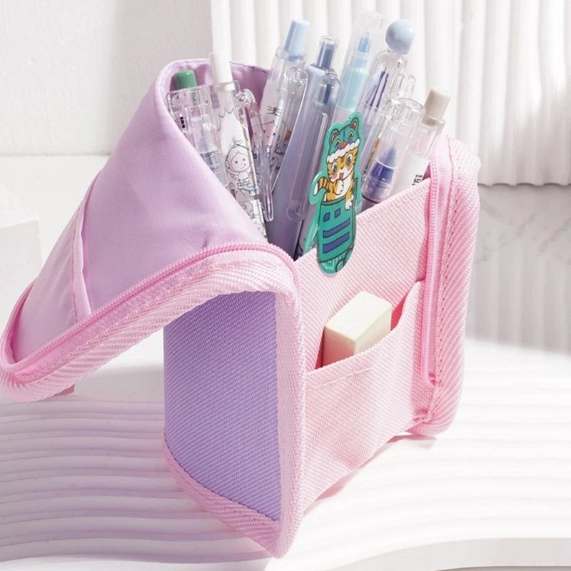 Creative Pen Pencil Bag Foldable Pencil Pouch Large Capactity Zippered Pen Case Pen Holder For Kid Student Birthday Gift
Creative Pen Pencil Bag Foldable Pencil Pouch Large Capactity Zippered Pen Case Pen Holder For Kid Student Birthday Gift