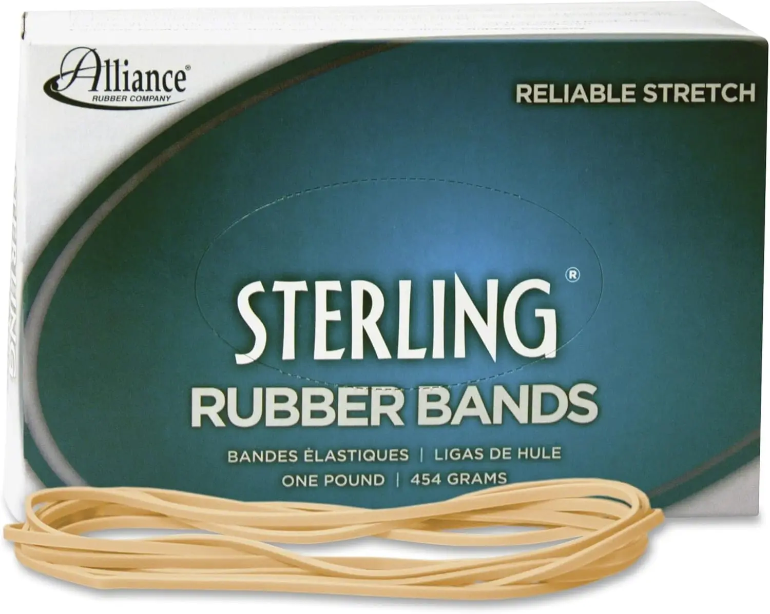 1 Lb Box Natural Crepe Rubber Bands Size #117B (7x1/8 inch) Approx 250 Bands
1 Lb Box Natural Crepe Rubber Bands Size #117B (7x1/8 inch) Approx 250 Bands