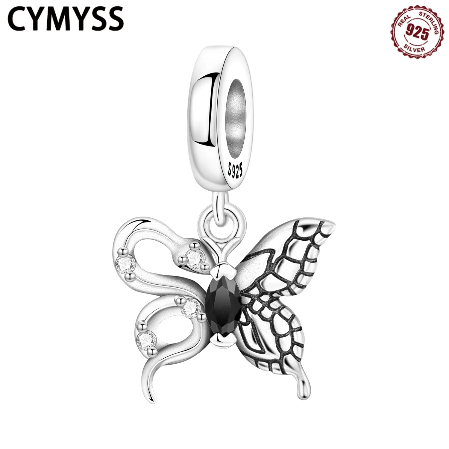 CYMYSS 2025 S925 Sterling Silver Zircon Butterfly & Snake Pendant Fine Jewellery Birthday Gift Women's Pendant
CYMYSS 2025 S925 Sterling Silver Zircon Butterfly & Snake Pendant Fine Jewellery Birthday Gift Women's Pendant