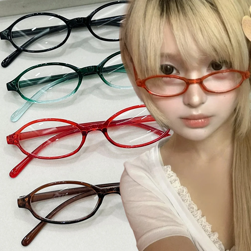 Vintage Eyeglasses Women Y2K Retro Oval Glasses Small Frame Eyewear Blue Light Blocking Eyeglasses Female Reading Spectacle
Vintage Eyeglasses Women Y2K Retro Oval Glasses Small Frame Eyewear Blue Light Blocking Eyeglasses Female Reading Spectacle