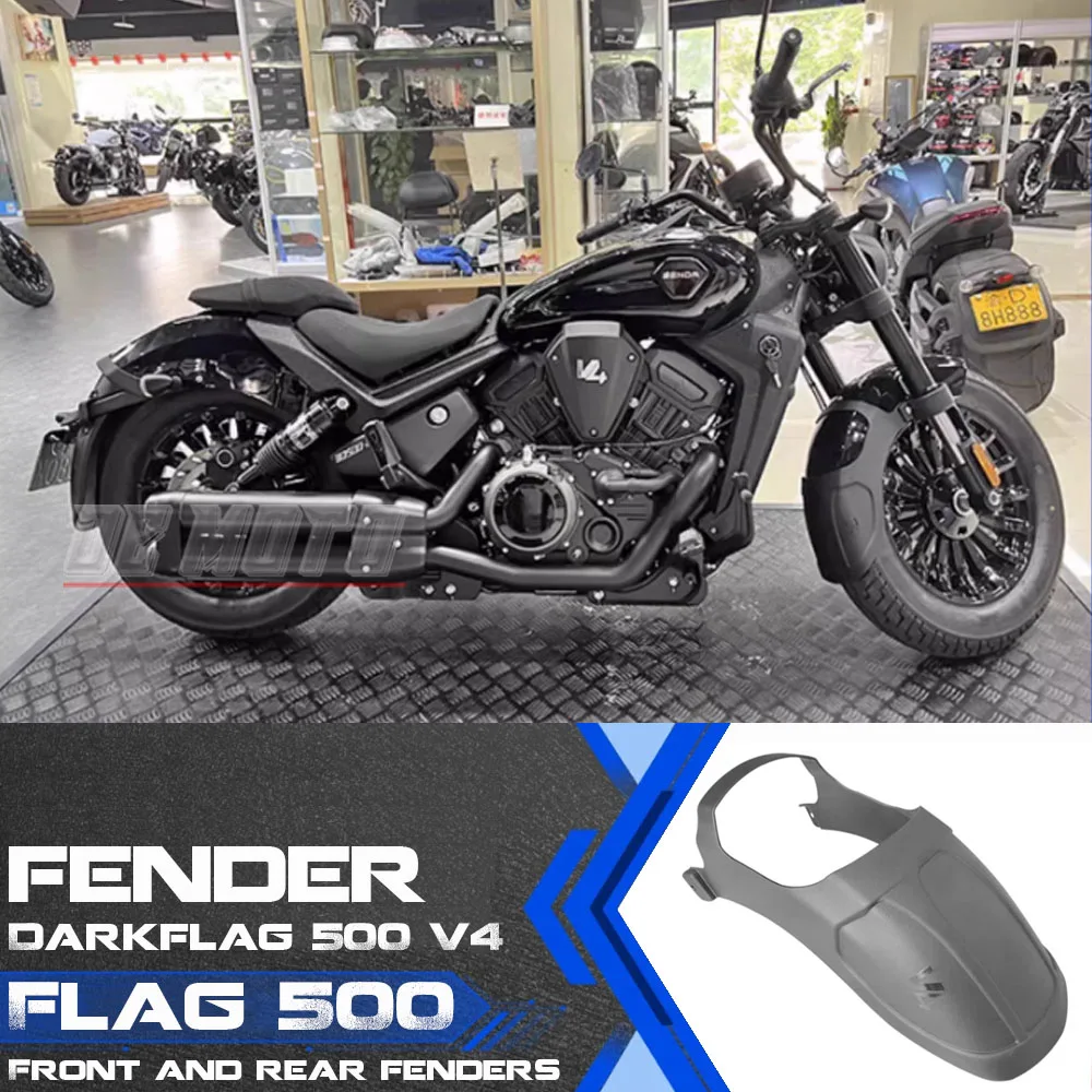For Benda Dark Flag 500 Darkflag 500 V4 Black Flag 500 front and rear fenders are lengthened and widened
For Benda Dark Flag 500 Darkflag 500 V4 Black Flag 500 front and rear fenders are lengthened and widened