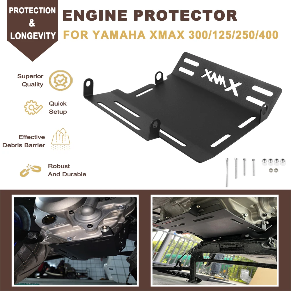 For Yamaha XMAX300 XMAX250 XMAX X-MAX 300 125 250 400 2017-2021 Motorcycle Engine Chassis Guard Cover Protector Under Skid Plate
For Yamaha XMAX300 XMAX250 XMAX X-MAX 300 125 250 400 2017-2021 Motorcycle Engine Chassis Guard Cover Protector Under Skid Plate