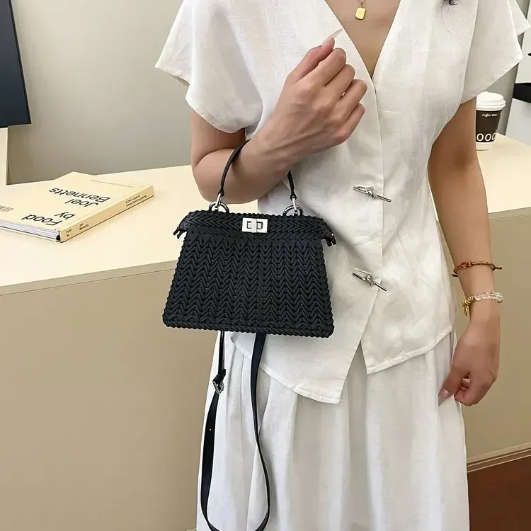 Convertible Crossbody Messenger with Sweatproof Lining - Lightweight Polyester Macramé Work Purse for Office & Travel
Convertible Crossbody Messenger with Sweatproof Lining - Lightweight Polyester Macramé Work Purse for Office & Travel