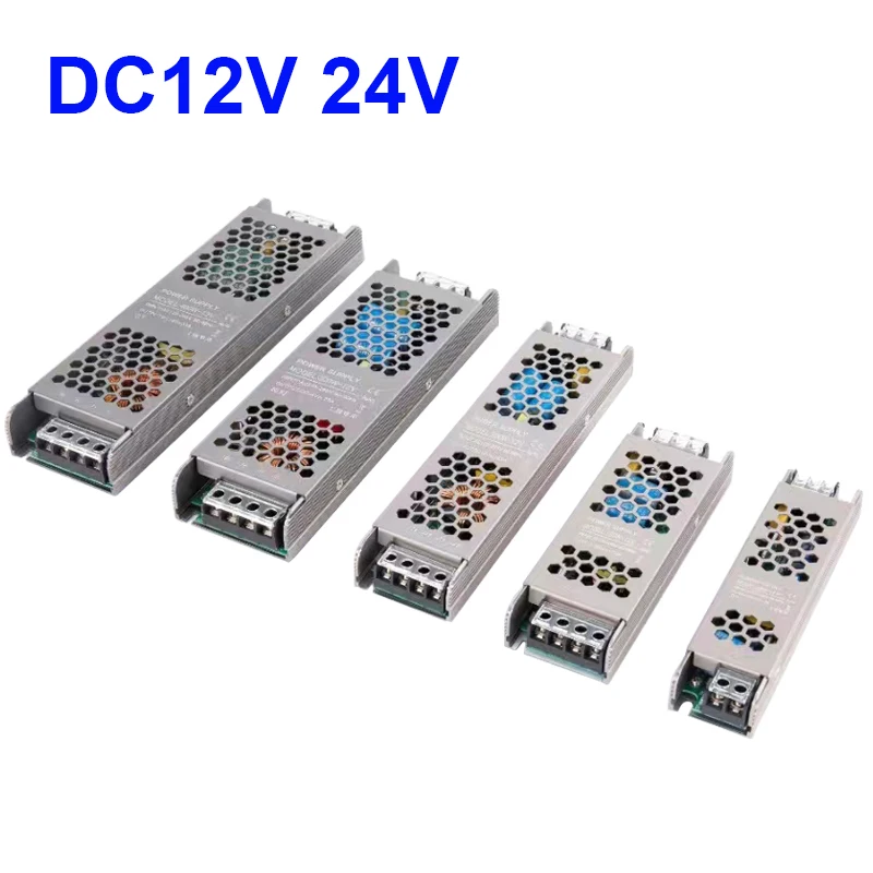 DC12V 24V Ultra Thin FCOB LED Light Power Supply 60W 100W 100W 300W 400W Transformer Adapter AC170V to 265V Driver COB LED Strip
DC12V 24V Ultra Thin FCOB LED Light Power Supply 60W 100W 100W 300W 400W Transformer Adapter AC170V to 265V Driver COB LED Strip