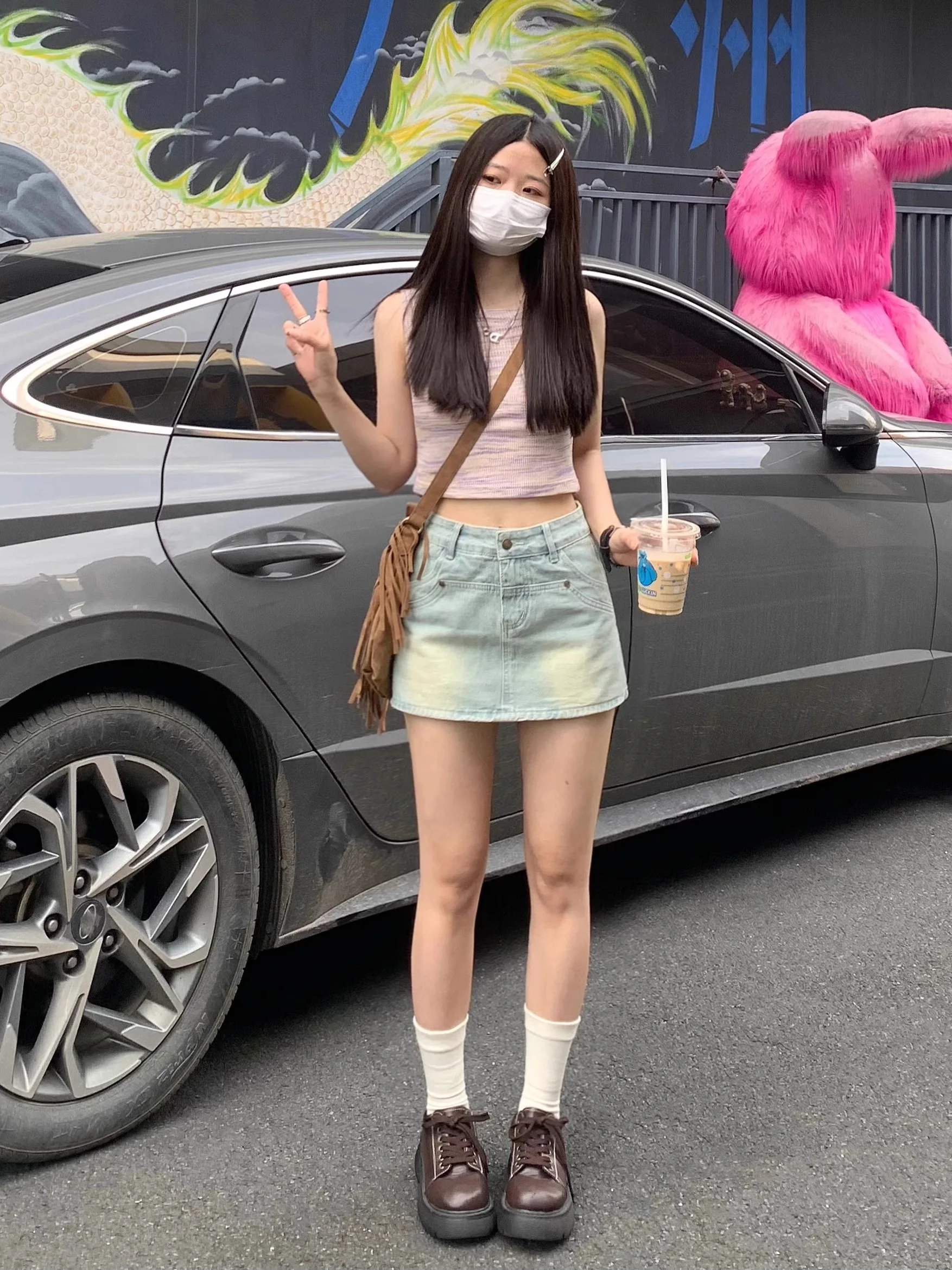 Light Blue Denim Skirt Women's High Waist Retro A-Line Half-length Pants Skirt Summer New Style Casual Straight Leg Jeans
Light Blue Denim Skirt Women's High Waist Retro A-Line Half-length Pants Skirt Summer New Style Casual Straight Leg Jeans