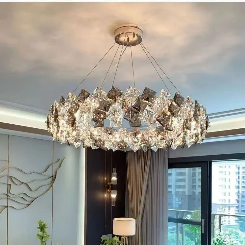 Modern Luxury Crystal Chandelier Simple Design For Living Room Bedroom Dining Room - Spacious Lighting Fixture 2026 New Collecti
Modern Luxury Crystal Chandelier Simple Design For Living Room Bedroom Dining Room - Spacious Lighting Fixture 2026 New Collecti