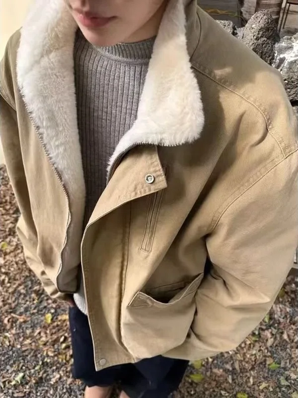 Мужское хлопковое пальто American Sle Bomber Pilot Jaet Boxy ort Barn Sle, рабочая одежда, свободное хлопковое пальто Thiened Youth Faion
Мужское хлопковое пальто American Sle Bomber Pilot Jaet Boxy ort Barn Sle, рабочая одежда, свободное хлопковое пальто Thiened Youth Faion