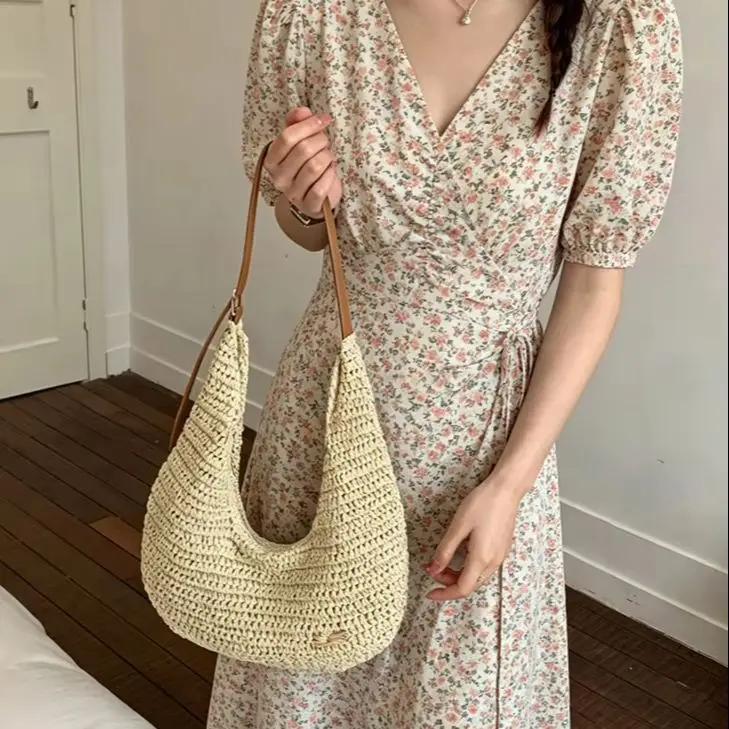 CLAREGQI Women Large Capacity Crochet Straw Hobo Bag Adjustable PU Leather Shoulder Strap Summer Beach Vacation Woven Crossbody
CLAREGQI Women Large Capacity Crochet Straw Hobo Bag Adjustable PU Leather Shoulder Strap Summer Beach Vacation Woven Crossbody