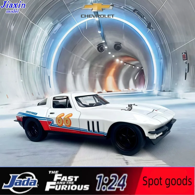 1:24 Jada 1966 Chevrolet Corvette No. 66 Scale Model Car Birthday Gift
1:24 Jada 1966 Chevrolet Corvette No. 66 Scale Model Car Birthday Gift