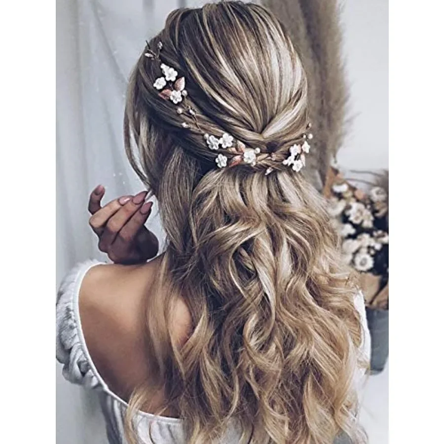 JAKAWIN Bridal Hair Vine Wedding Hair Accessories Flower Hair Pcs for Women HV103
JAKAWIN Bridal Hair Vine Wedding Hair Accessories Flower Hair Pcs for Women HV103