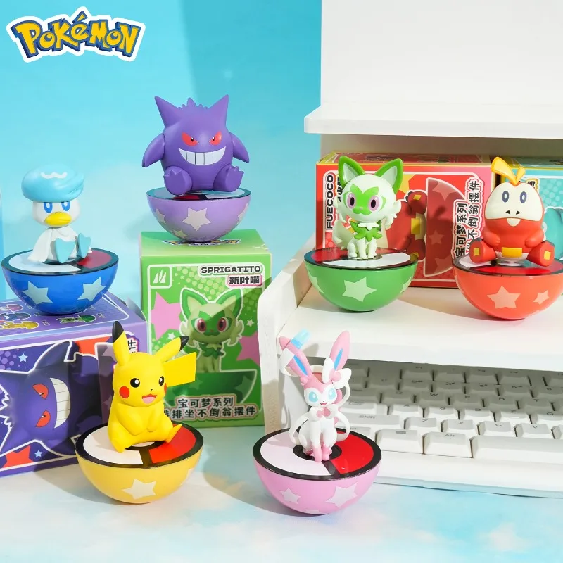 Pokemon Pikachu Roly-poly Toy Gengar Sylveon Anime Action Figure Garage Kit Dsketop Decoration Ornament Birthday Holiday Gift
Pokemon Pikachu Roly-poly Toy Gengar Sylveon Anime Action Figure Garage Kit Dsketop Decoration Ornament Birthday Holiday Gift