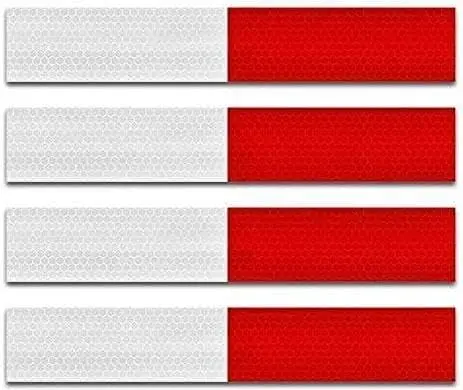 2"x12" Reflective Tape 10 Pack - Waterproof Self-Adhesive Safety Strips for Trucks, Cars, Trailers & Road Signs
2"x12" Reflective Tape 10 Pack - Waterproof Self-Adhesive Safety Strips for Trucks, Cars, Trailers & Road Signs