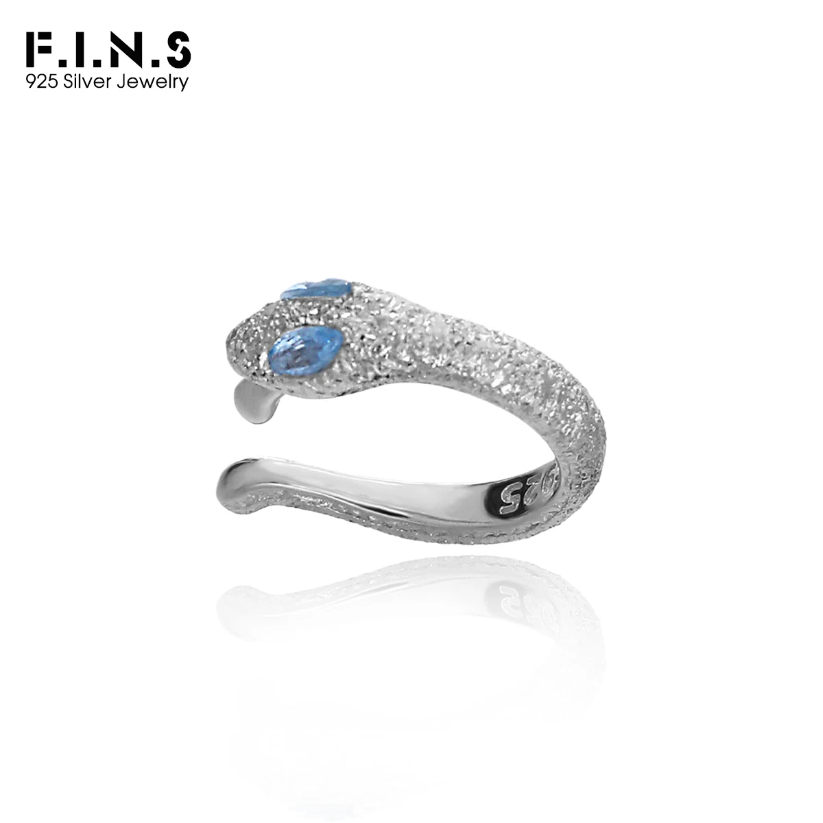 F.I.N.S 1PC Pure S925 Sterling Silver Ear Bone Clip Brushed Open Blue Zircon Catilage Fashion Fine Jewelry Women Accessories
F.I.N.S 1PC Pure S925 Sterling Silver Ear Bone Clip Brushed Open Blue Zircon Catilage Fashion Fine Jewelry Women Accessories