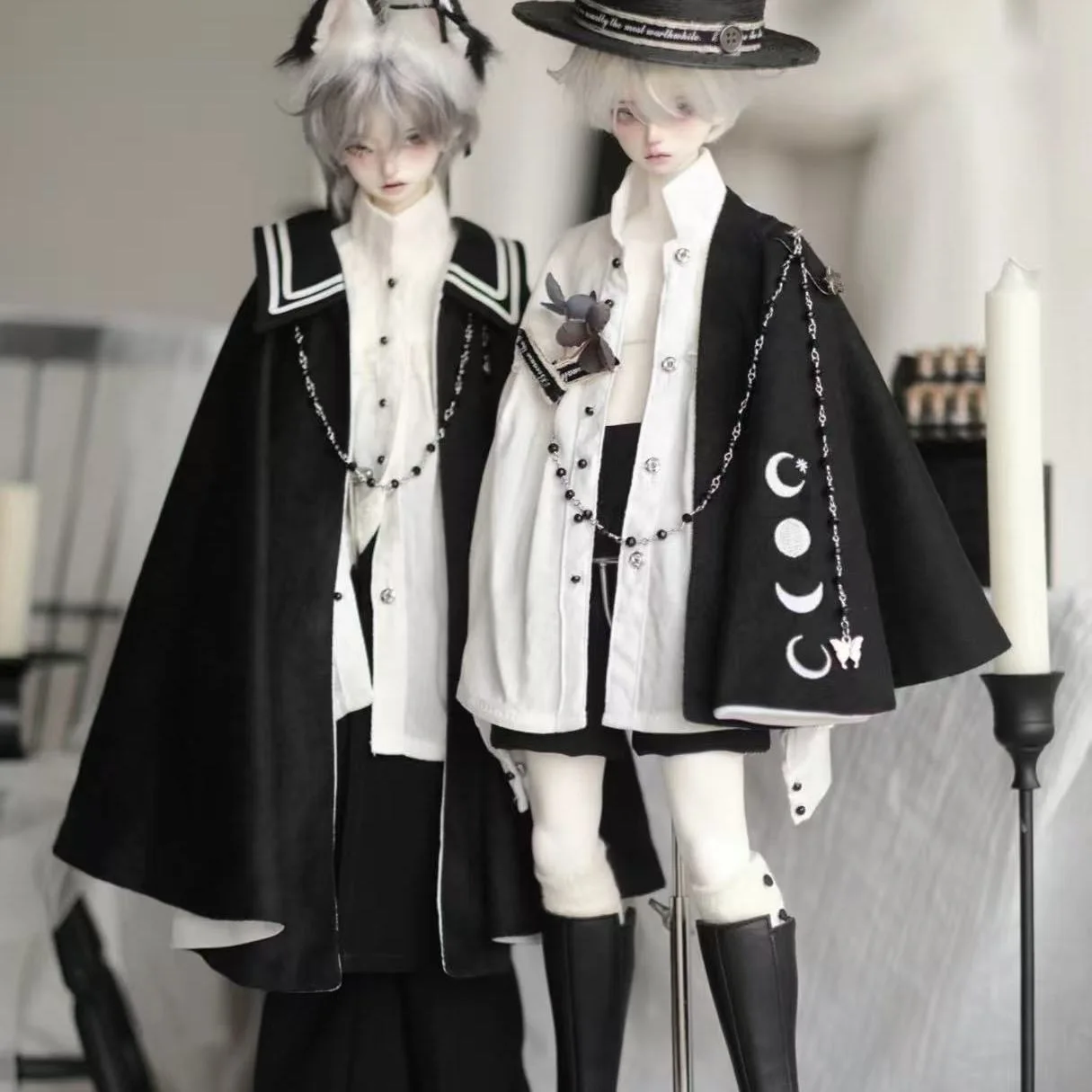 (customization 30day)BJD doll clothes suitable for 1/4 size black set clothes set doll accessories (5 points)
(customization 30day)BJD doll clothes suitable for 1/4 size black set clothes set doll accessories (5 points)