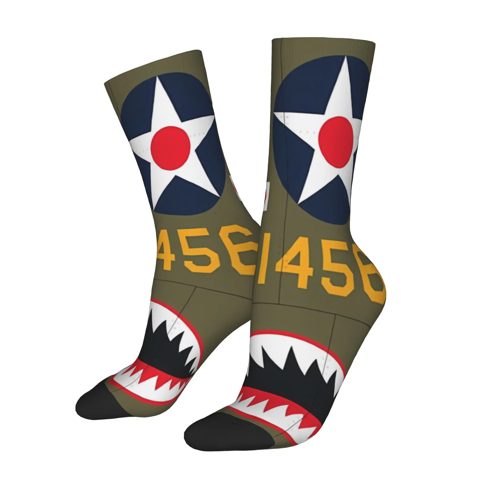 1 Pair Funny Sock Aircraft Markings USA P 40 Rock Quality Pattern Printed Men Crew Socks Casual Men's Socks
1 Pair Funny Sock Aircraft Markings USA P 40 Rock Quality Pattern Printed Men Crew Socks Casual Men's Socks