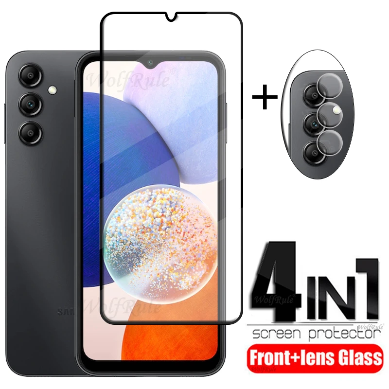 4-in-1 For Samsung Galaxy A14 5G Glass For Samsung A14 5G Screen Protector For Samsung A04 A04E A23 A04S A13 A14 5G Lens Glass
4-in-1 For Samsung Galaxy A14 5G Glass For Samsung A14 5G Screen Protector For Samsung A04 A04E A23 A04S A13 A14 5G Lens Glass