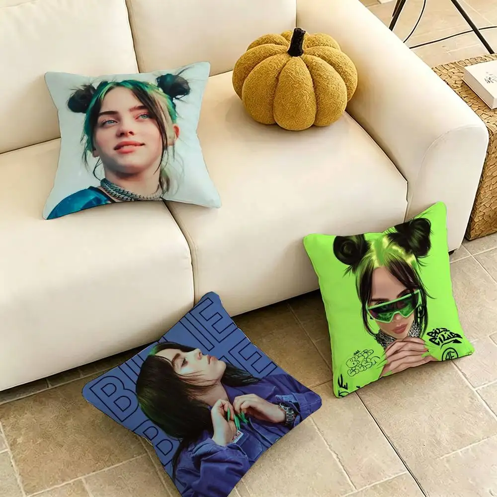 Billie Eilish-H SINGER Square Double-Sided printed Pillow Case Bedroom Bedside Pillow Sofa Cushion Cover Gift
Billie Eilish-H SINGER Square Double-Sided printed Pillow Case Bedroom Bedside Pillow Sofa Cushion Cover Gift