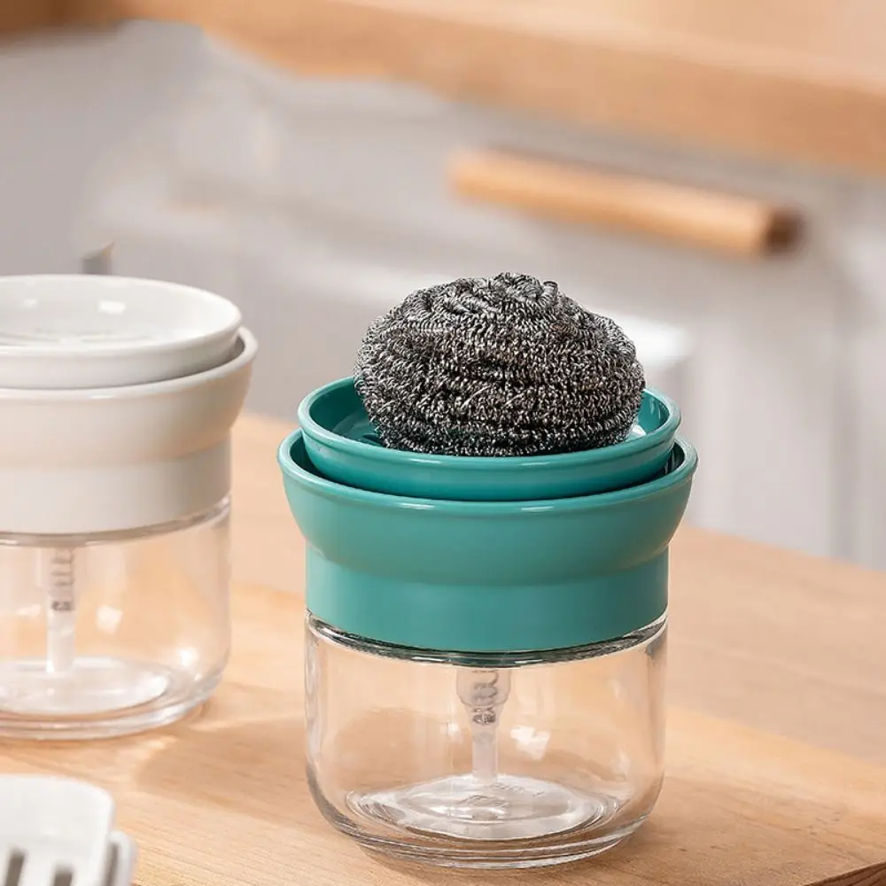 280ml Dish Soap Dispenser Glass Easy Press Kitchen Dish Soap Box with Sponge Holder Detachable Press Type Soap Dispenser
280ml Dish Soap Dispenser Glass Easy Press Kitchen Dish Soap Box with Sponge Holder Detachable Press Type Soap Dispenser