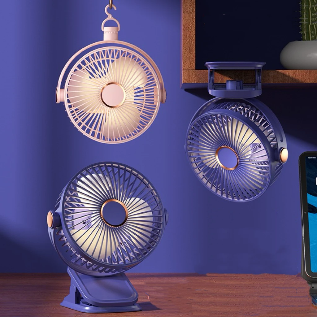 Многофункциональный USB-перезаряжаемый вентилятор 720 ° Вращающийся подвесной вентилятор с ночником, легкая портативность, небольшой вентилятор для спальни и улицы
Многофункциональный USB-перезаряжаемый вентилятор 720 ° Вращающийся подвесной вентилятор с ночником, легкая портативность, небольшой вентилятор для спальни и улицы