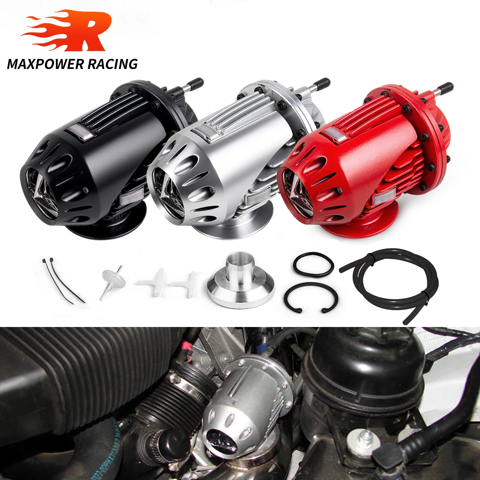 Universal SQV4 Blow Off Valve Kit With 1M Pipe Aluminum Turbo Relief Valve 25/34MM Adapter Flange With Original Box Instruction 
Universal SQV4 Blow Off Valve Kit With 1M Pipe Aluminum Turbo Relief Valve 25/34MM Adapter Flange With Original Box Instruction