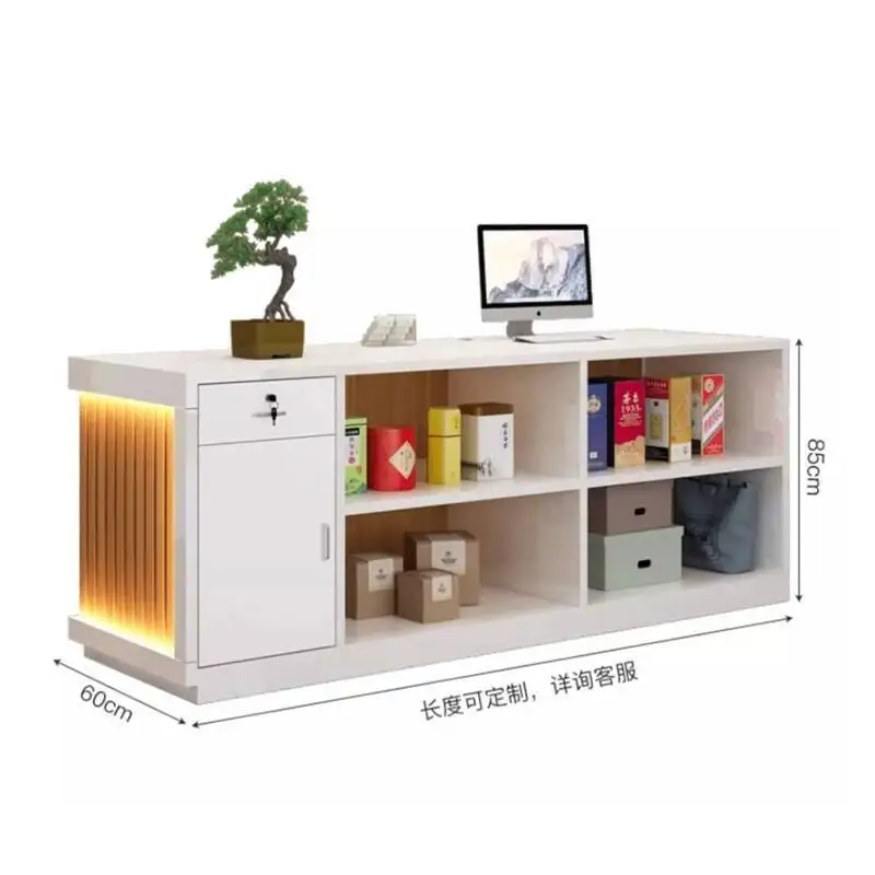 Beauty Desks Office Reception Hair Salon Salon Simple Modern Luxury Decorations Recepcion Desk Commercial Furniture
Beauty Desks Office Reception Hair Salon Salon Simple Modern Luxury Decorations Recepcion Desk Commercial Furniture