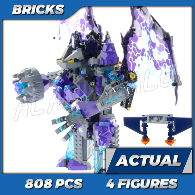 808pcs Nexoes Knights The Stone Colossus of Ultimate Destruction Shield Glider 10705 Building Kits toy Compatible with Bricks
808pcs Nexoes Knights The Stone Colossus of Ultimate Destruction Shield Glider 10705 Building Kits toy Compatible with Bricks