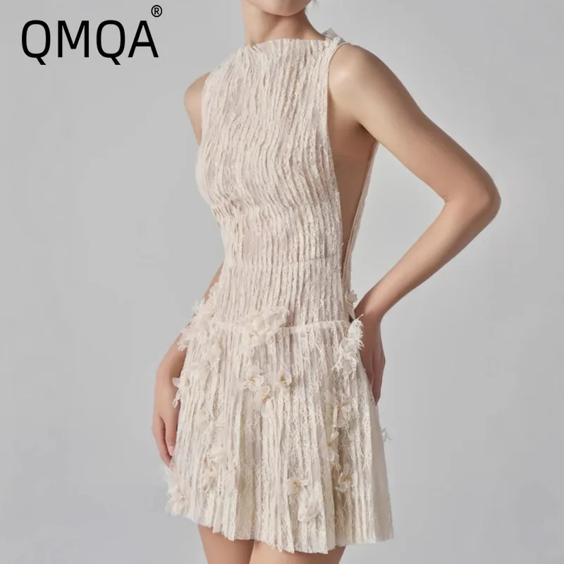 QMQA модные женские плиссированные мини-платья с круглым вырезом без рукавов на талии, элегантное нишевое дизайнерское платье 2021, весенняя одежда QM93
QMQA модные женские плиссированные мини-платья с круглым вырезом без рукавов на талии, элегантное нишевое дизайнерское платье 2021, весенняя одежда QM93