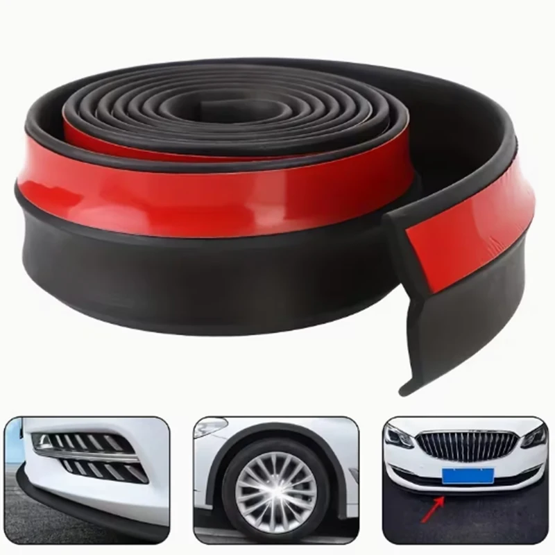 2.5m Black Universal Front Bumper Spoiler Lips Car Bumper Lip Protection Stickers Car Front Bumper Lip Rubber Car Bumper Protect
2.5m Black Universal Front Bumper Spoiler Lips Car Bumper Lip Protection Stickers Car Front Bumper Lip Rubber Car Bumper Protect